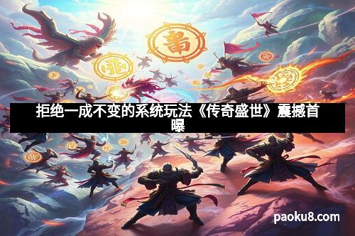 拒绝一成不变的系统玩法《传奇盛世》震撼首曝
